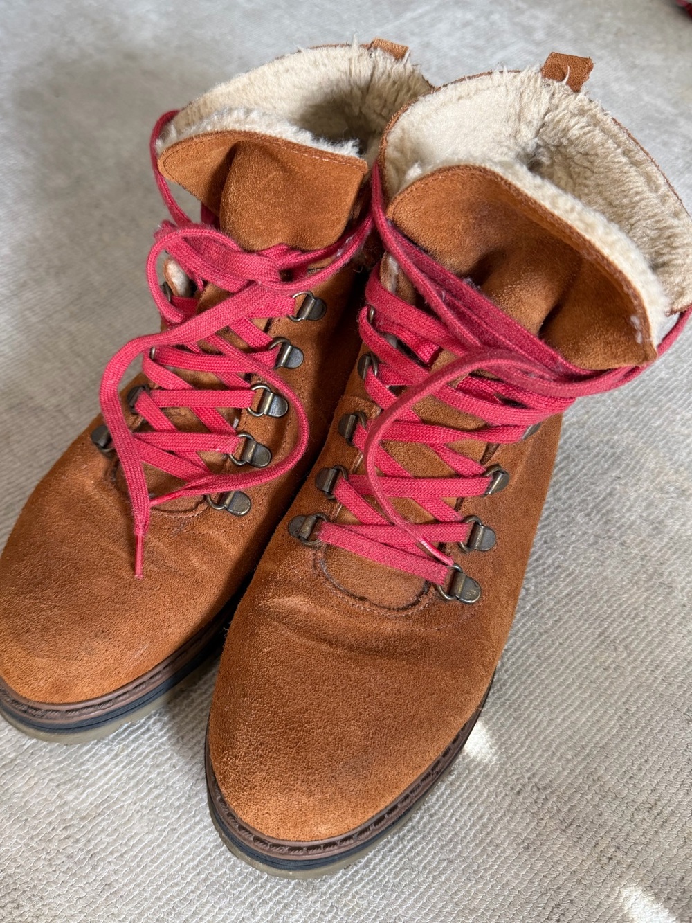 Avellini Suede Lace-Up Boot with-7.5